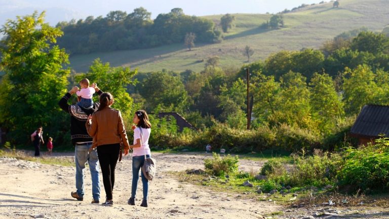 People in Khantsk village, Artsakh, Armenia